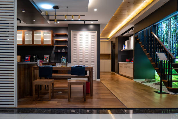 Small and exquisite family restaurant in modern home